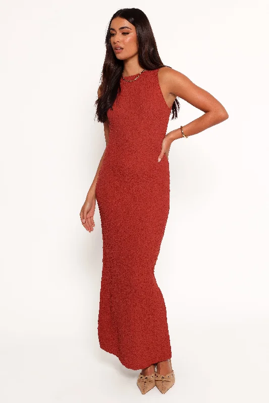 Clark Maxi Dress - Wine