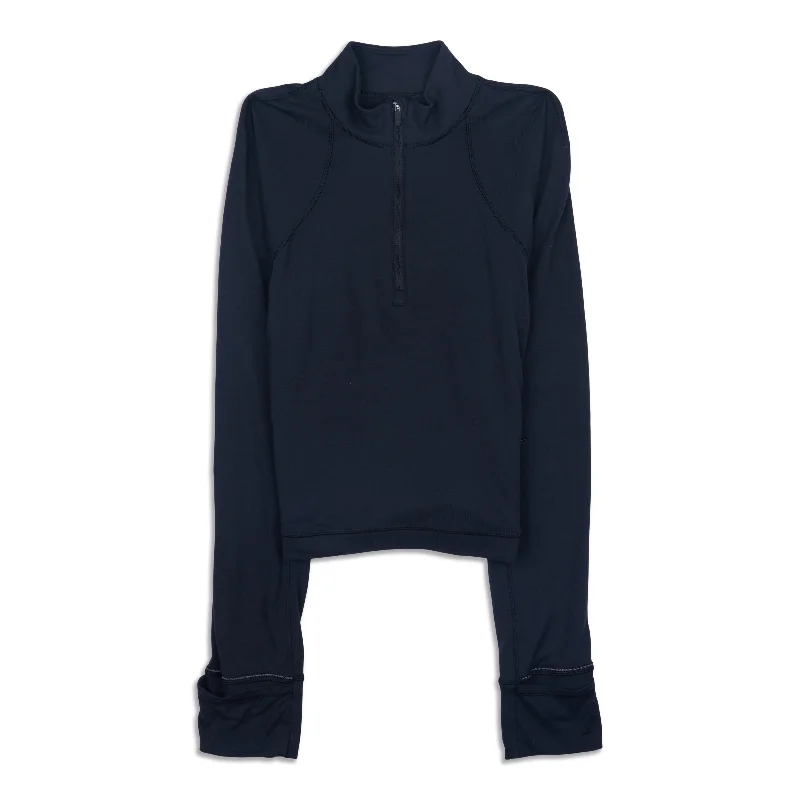 It's Rulu Run Cropped Half-Zip