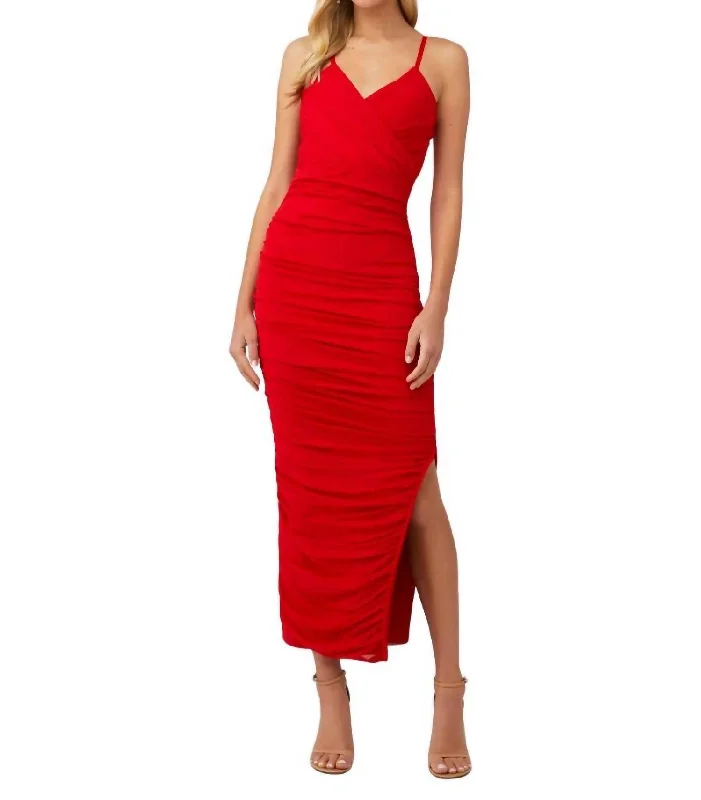 Pippa Dress In Red