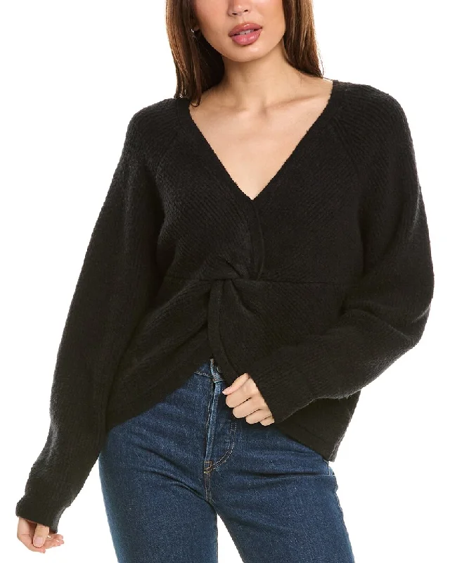 Velvet by Graham & Spencer Caitlyn Boucle Raglan Sweater