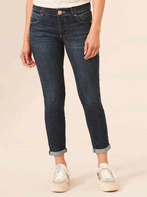 "Ab"solution® Ankle Skimmer Indigo Petite Jean