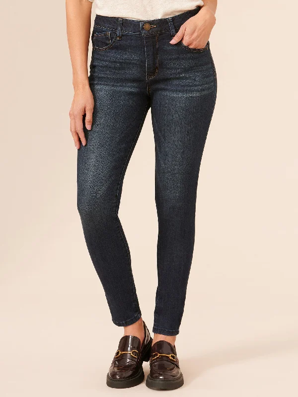 "Ab"solution® Modern High Rise Ankle Length Petite Skinny Jeans