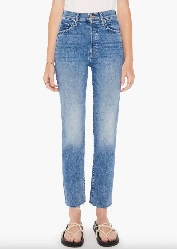 Women's The Tomcat Ankle Fray Jean In Kitty Corner Lt Wash