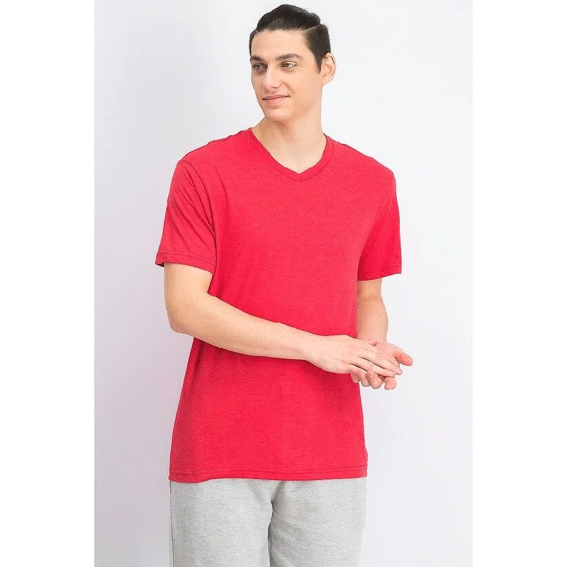 Alfani Men's V-Neck Undershirt Red Size XX-Large