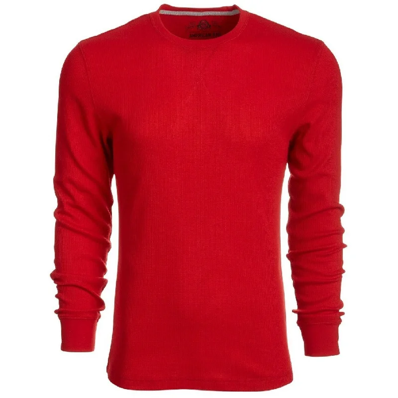 American Rag Men's Thermal Shirt Medium Red Size Extra Large