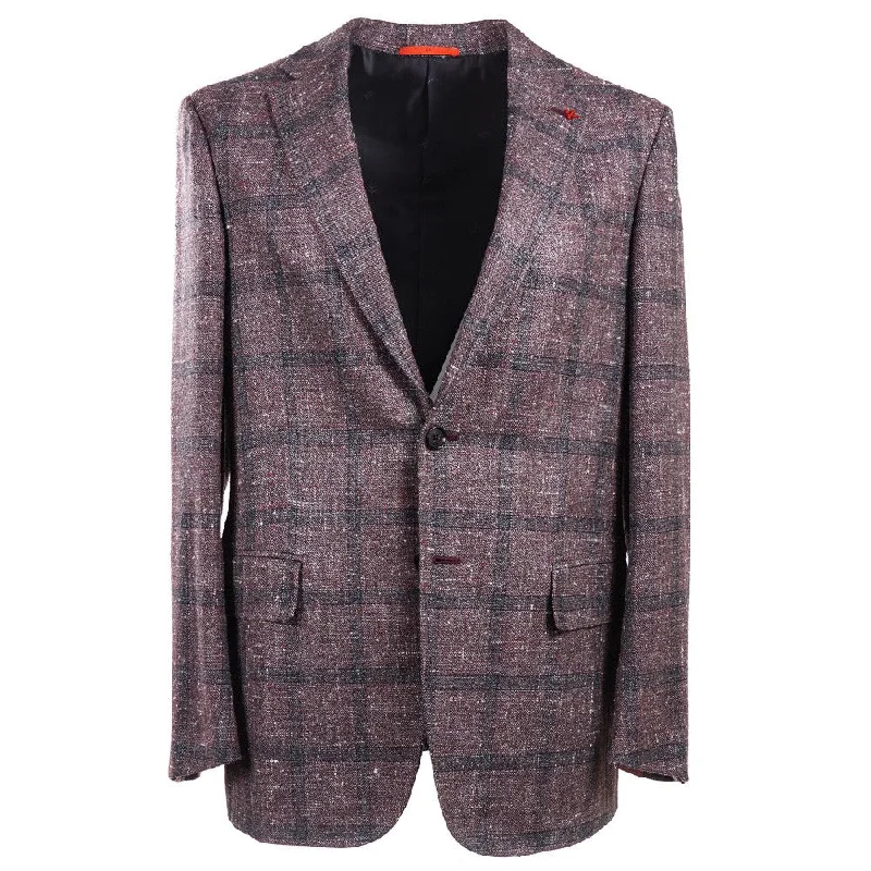 Isaia Melange Silk-Wool-Cashmere Sport Coat