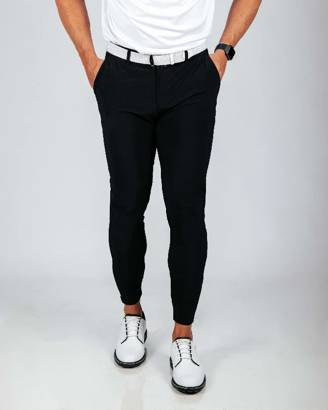 Men's Black Golf Jogger