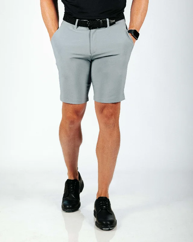 Men's Light Gray Golf Shorts