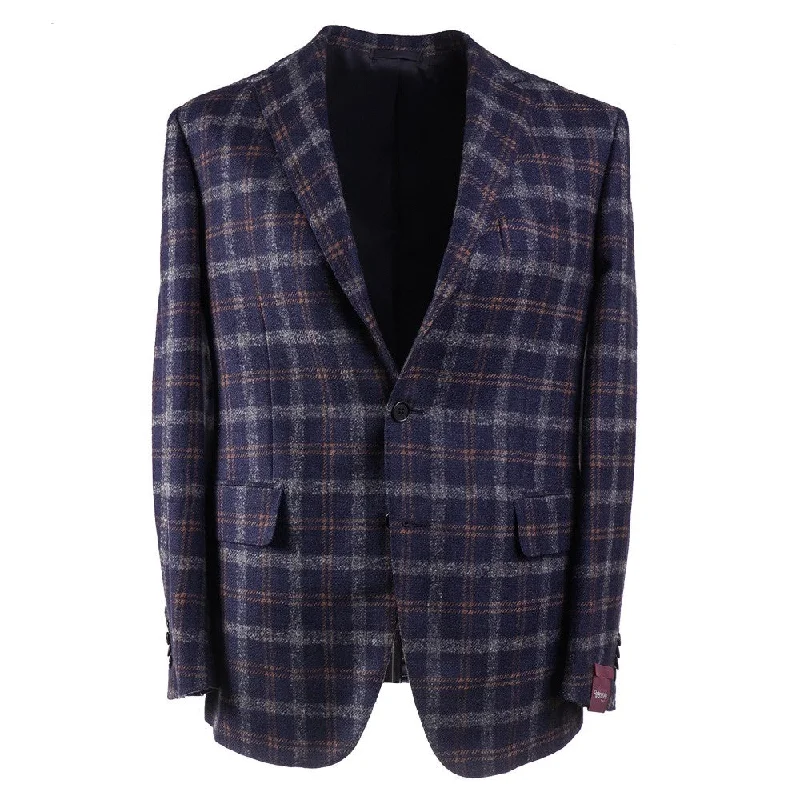 Sartoria Partenopea Layered Check Wool Sport Coat