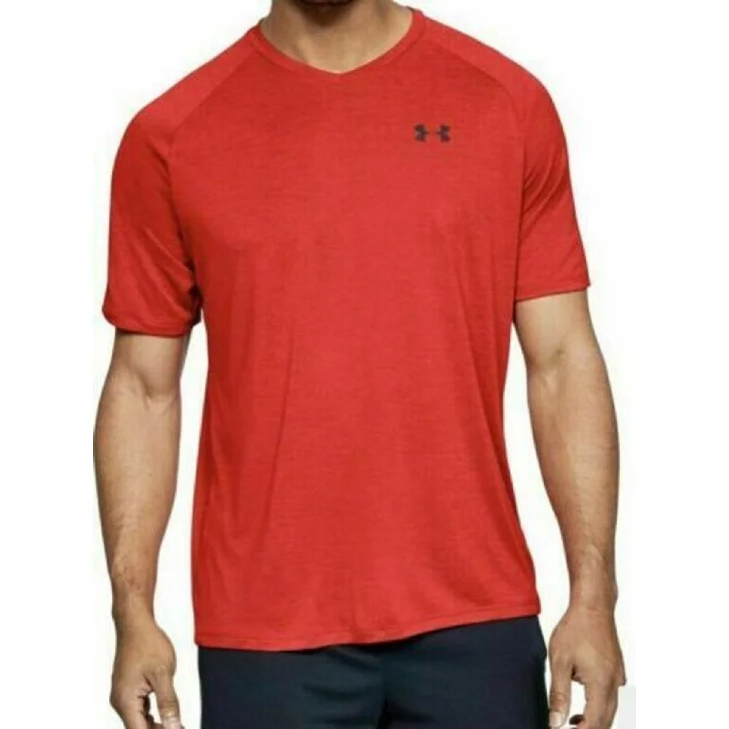 Under Armour Men's UA Tech Short Sleeve T-Shirt Red Size 2 Extra Large