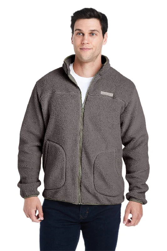 Columbia Mens Rugged Ridge II Sherpa Fleece Full Zip Jacket - City Grey