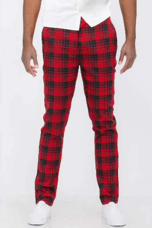 FZ Men's Plaid Trouser Pants