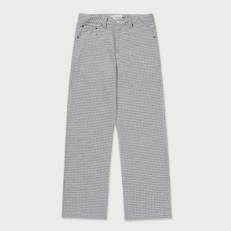 Houndstooth Htg Pant - Bone