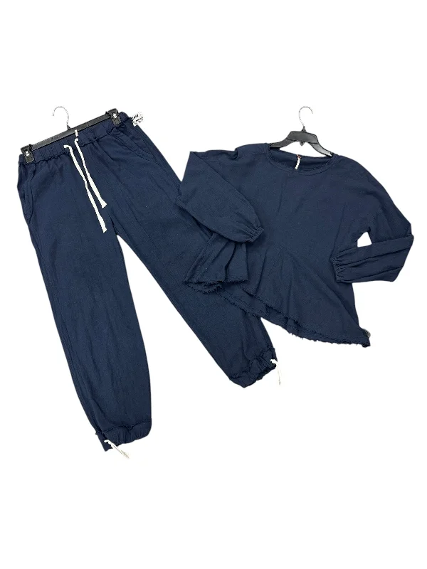 Pants Set 2pc By Free People In Navy, Size: Xs