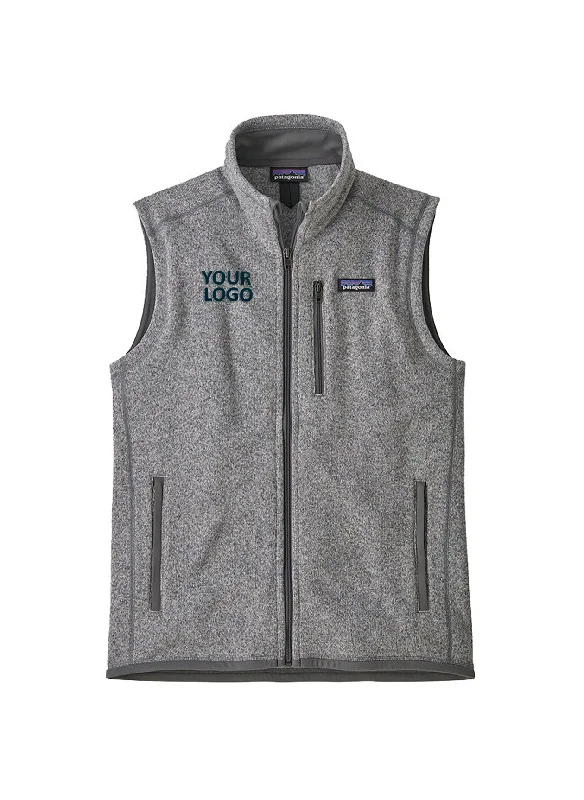 Patagonia Mens Better Sweater Fleece Customized Vests, Stonewash