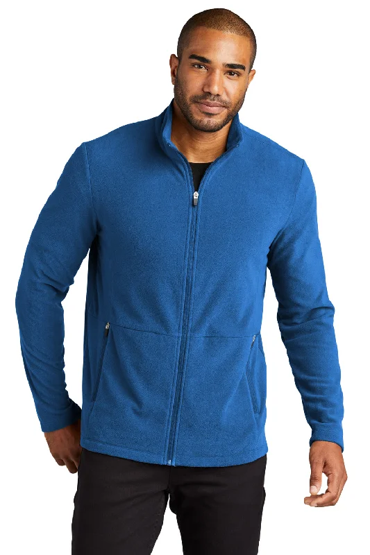 Port Authority Mens Accord Pill Resistant Microfleece Full Zip Jacket - Royal Blue