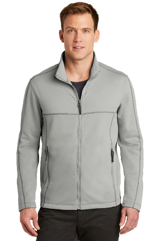 Port Authority Mens Collective Full Zip Smooth Fleece Jacket - Gusty Grey