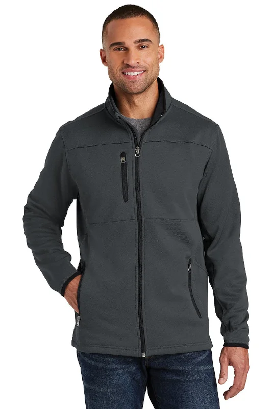 Port Authority Mens Full Zip Fleece Jacket - Graphite Grey