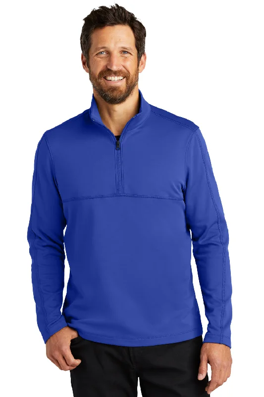 Port Authority Mens Smooth Fleece 1/4 Zip Jacket - True Royal Blue