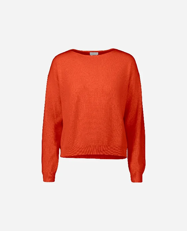 U-Boot Pullover aus Cashmere in Rot