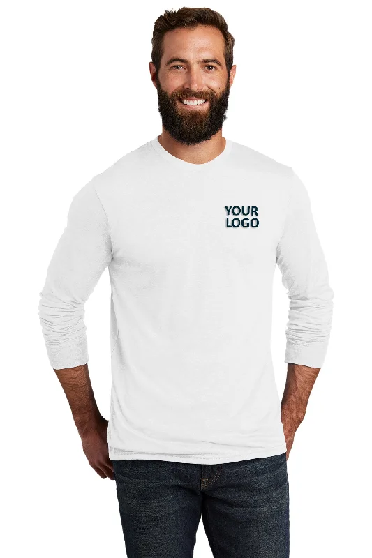 Allmade Unisex Tri-Blend Customized Long Sleeve Tee, Fairly White