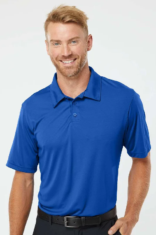 Augusta Sportswear Mens Vital Moisture Wicking Short Sleeve Polo Shirt - Royal Blue