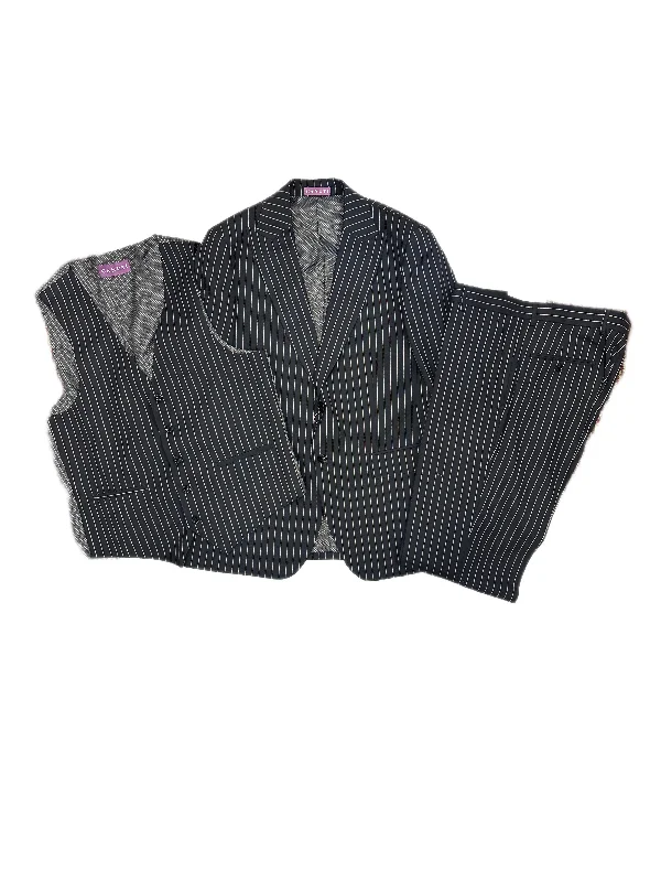 Canuti Corleone C122 3PCS Pinstripe Black/White