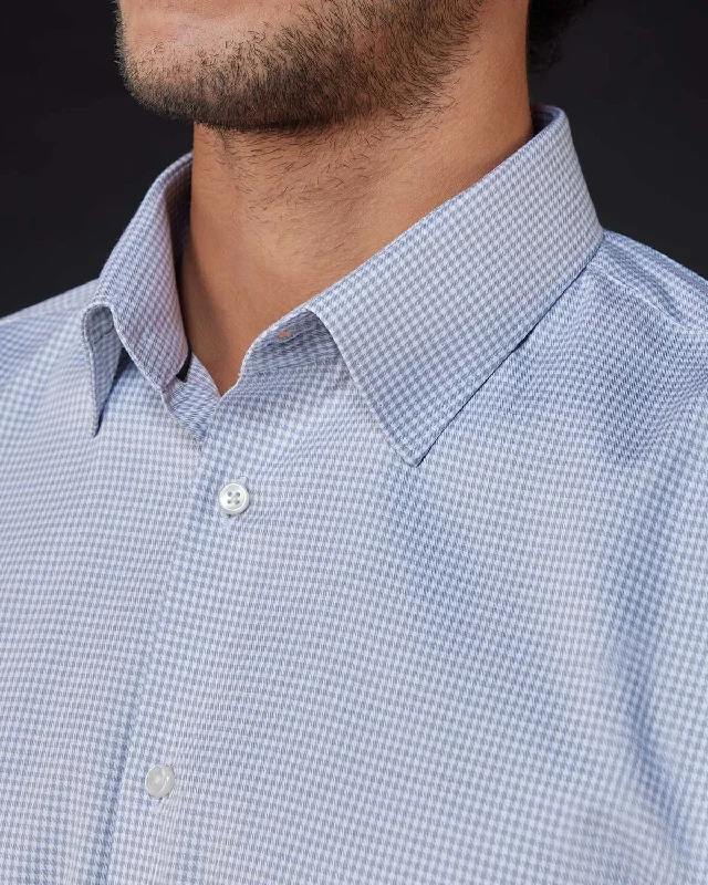 Grey Houndstooth Shirt