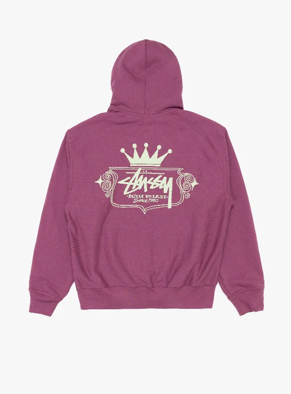 Built To Last Zip Hoodie Berry