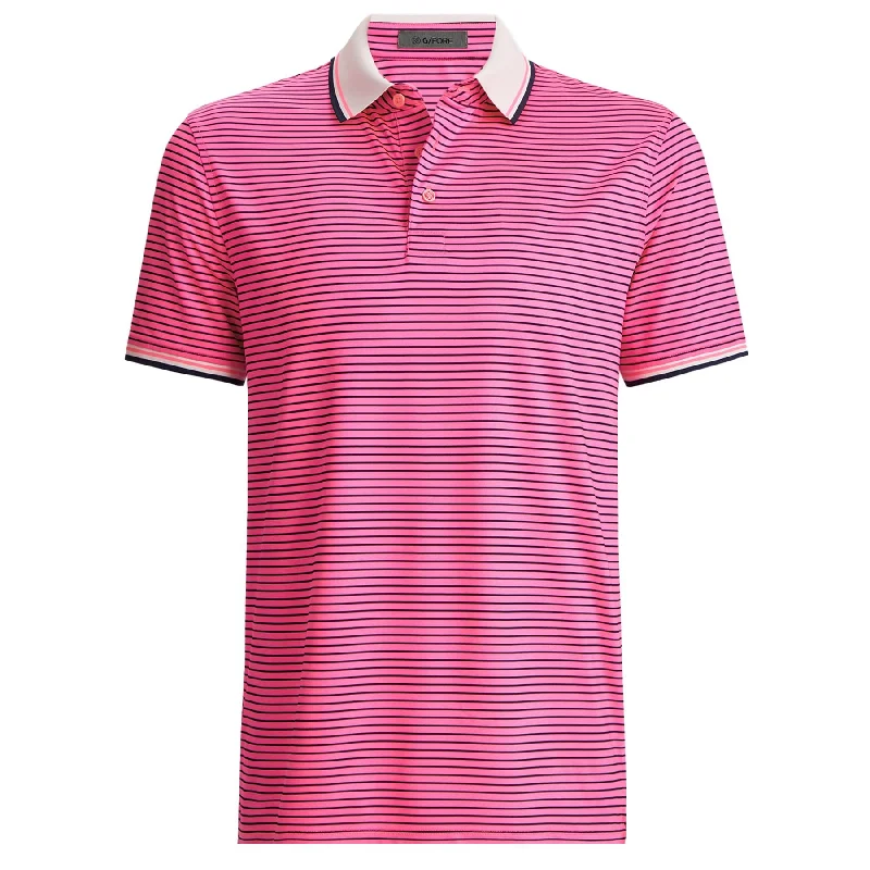 Circle G's Glitch Tech Jersey Polo Knockout Pink - AW24