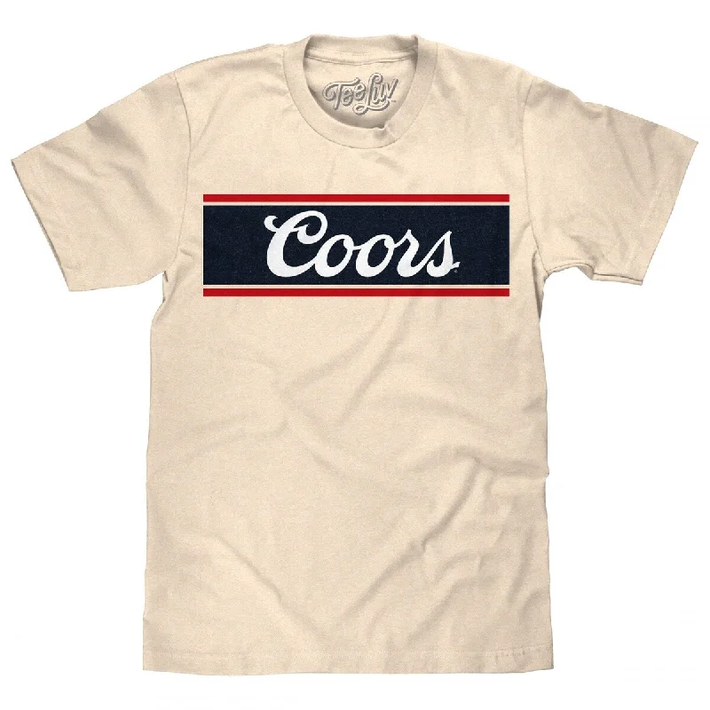 Coors Stripe Logo Cream Colorway TShirt