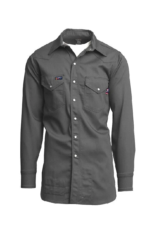 FR Western Shirt | 7oz. 100% Cotton | Gray