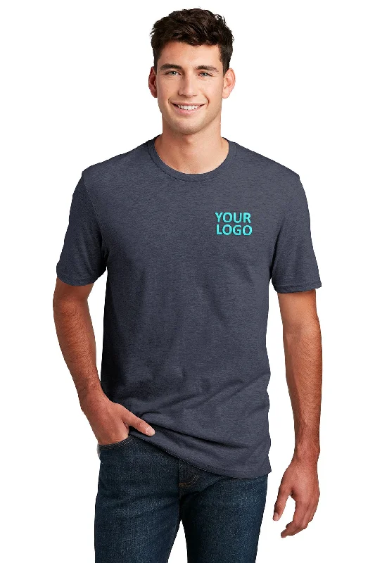 District Made Mens Perfect Blend Tee's, Heathered Navy