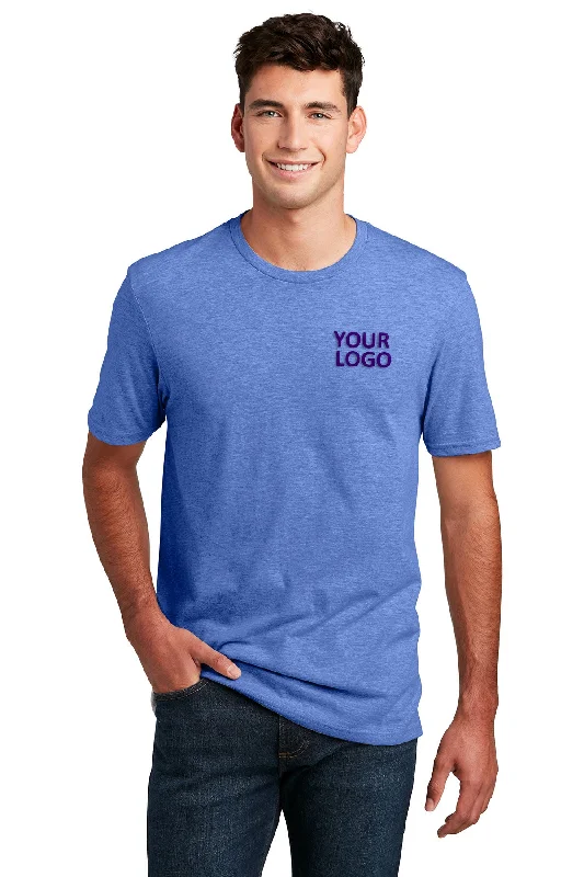 District Made Mens Perfect Blend Tee's, Heathered Royal