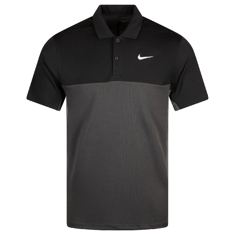 Dri-FIT Victory+ Colour Block Polo Black/Grey - SU24