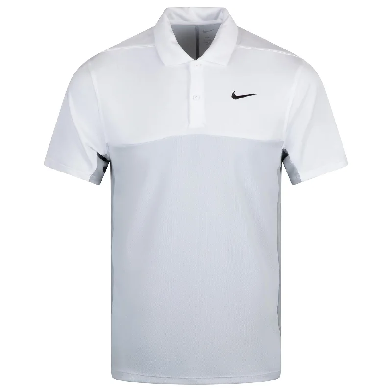 Dri-FIT Victory+ Colour Block Polo White/Grey - SU24