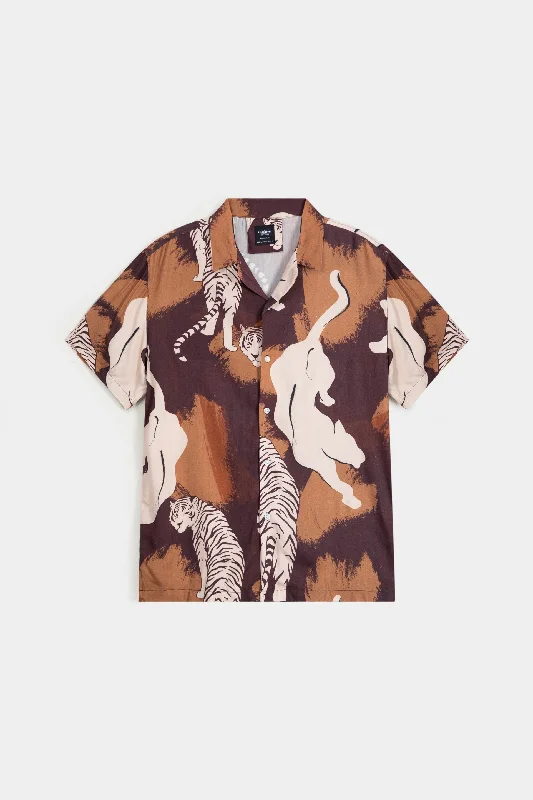 All Over Printed Resort Collar Shirt