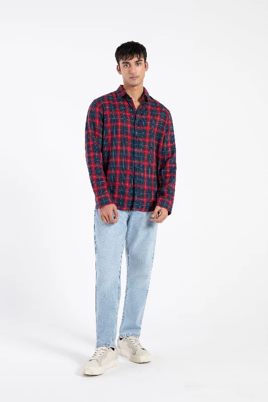 Heavy cotton check shirt