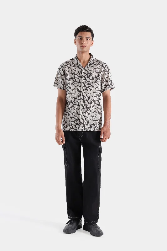 Resort Collar Printed Shirt