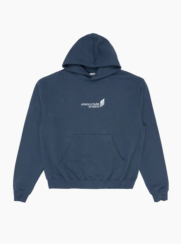 Foundation Logo Hoodie Navy