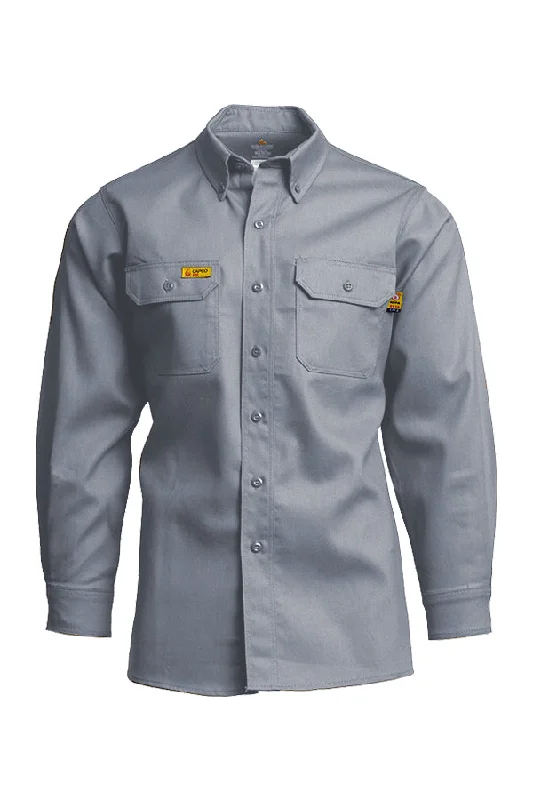 FR Uniform Shirt | 6oz. 88/12 Blend | Gray