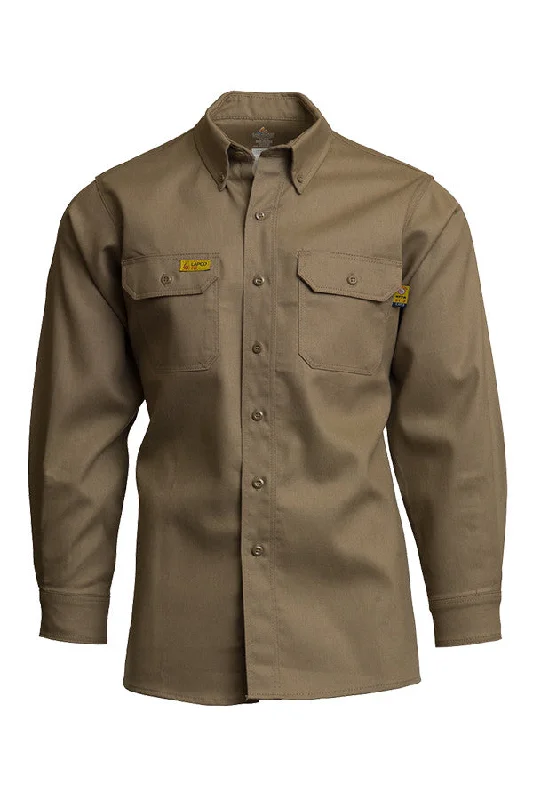 FR Uniform Shirt | 7oz. 88/12 Blend | Khaki