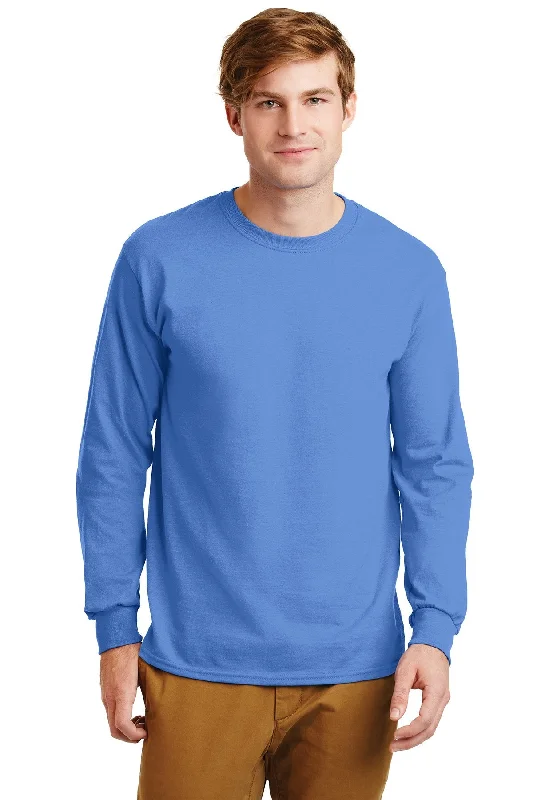 Gildan Ultra Cotton Long Sleeve T Shirt Carolina Blue