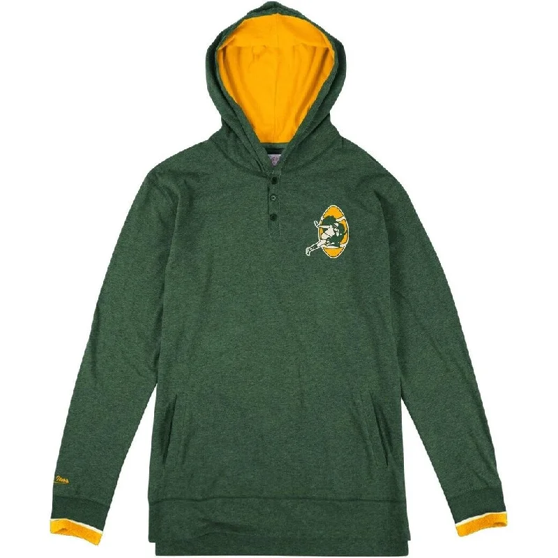 Green Bay Packers Seal the Win Long Sleeve Hooded Men's Shirt, Large