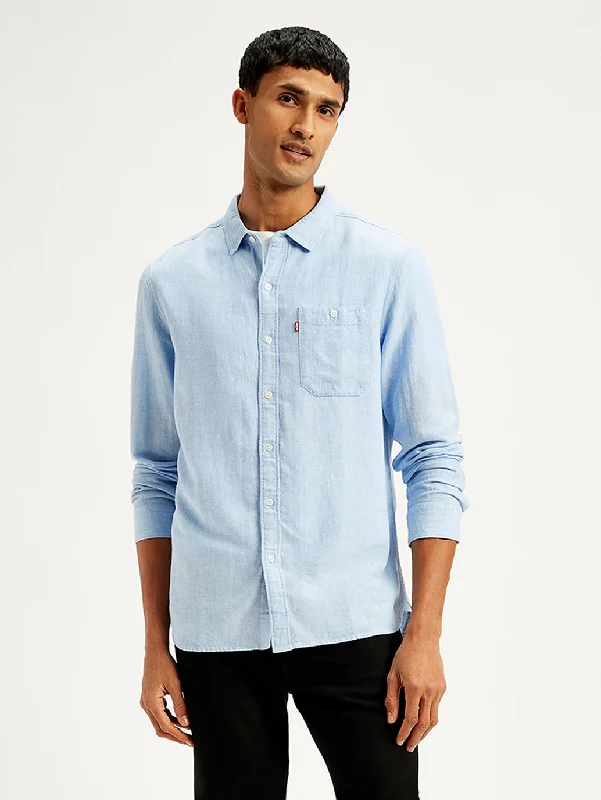 Men's Solid Regular Fit Shirt