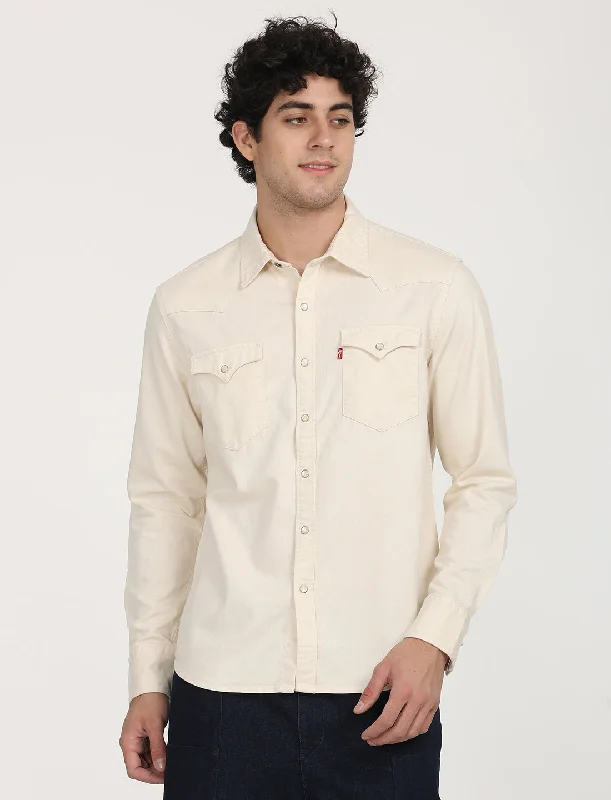 Men's Solid Slim Fit Shirt