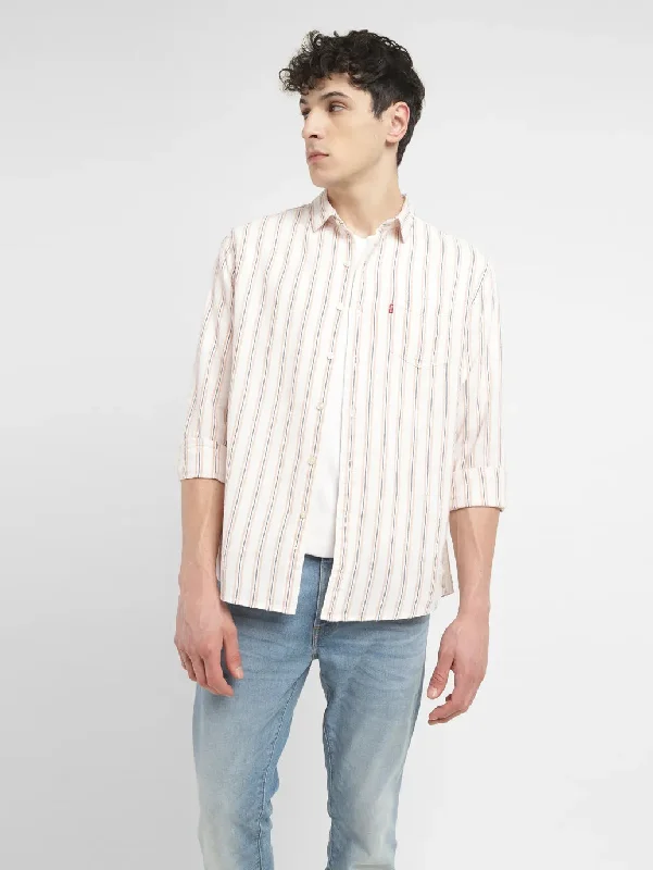 Men's Striped Slim Fit Shirt