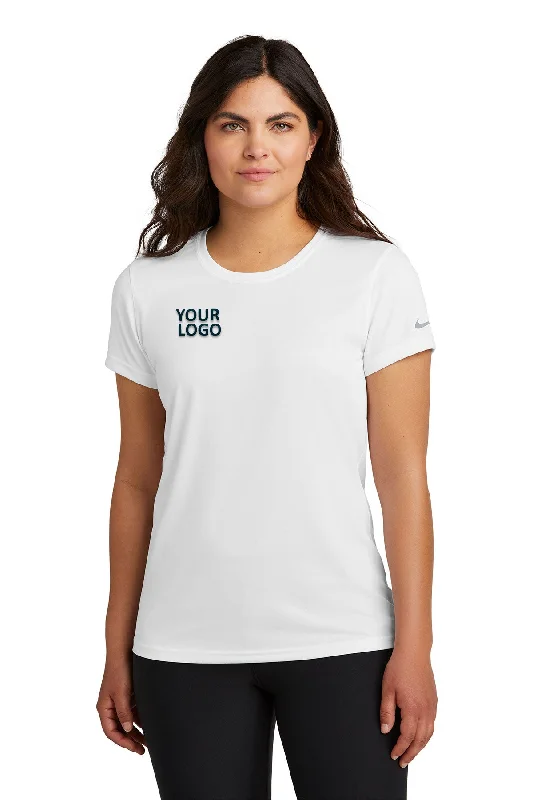 Nike Ladies Swoosh Sleeve rLegend Customized Tee's, White