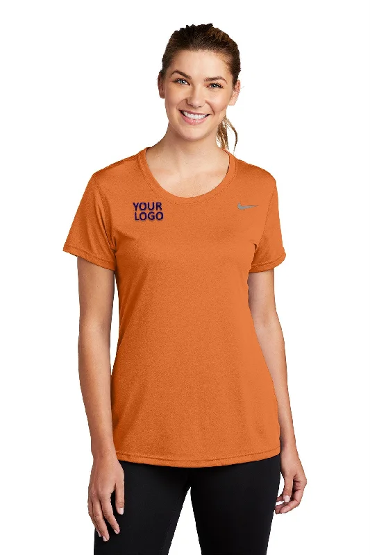 Nike Ladies Team rLegend Customized Tee's, Desert Orange