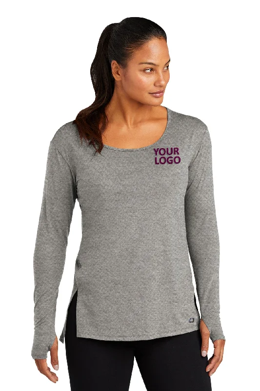 OGIO Ladies Luuma Long Sleeve Customized Tunics, Petrol Grey